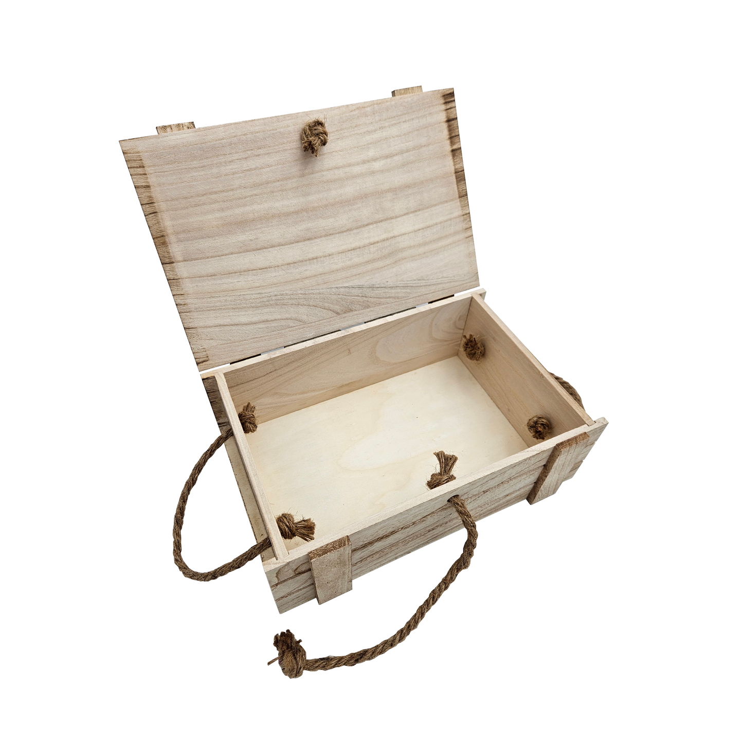 Holzkiste mit Deckel Kiste Schatzkiste Schatztruhe braun mit Deckel