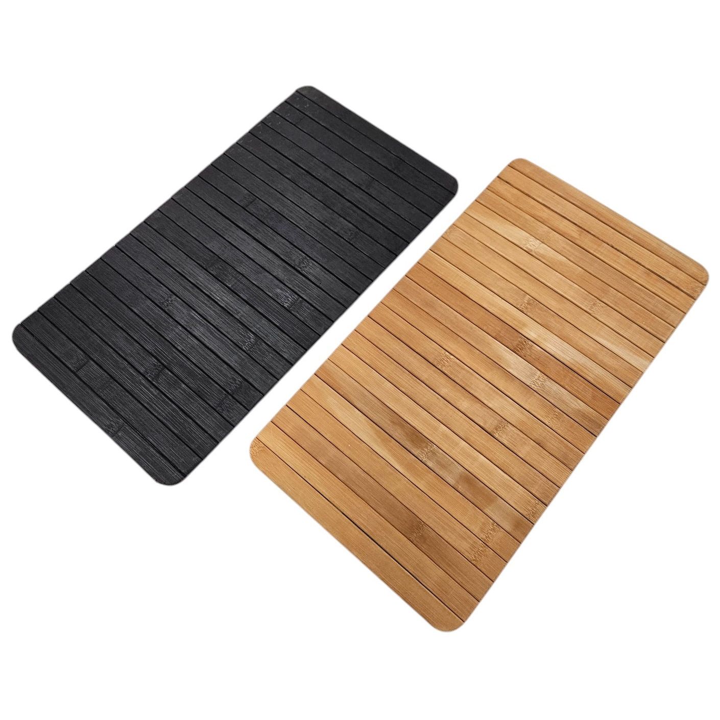 Armlehnen Sofatablett flexibel Bambustablett Bambus Natur anthrazit Armlehnen Schoner