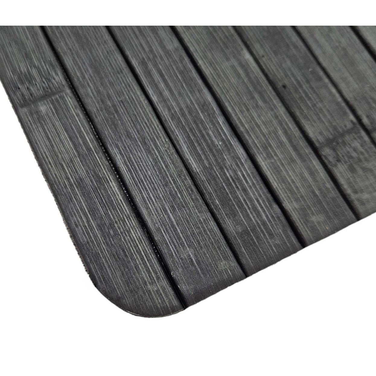 Armlehnen Sofatablett flexibel Bambustablett Bambus Natur anthrazit Armlehnen Schoner